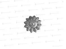 Цветы накладки - Арт. ЦВшт 167.100 Ковка