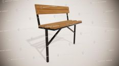 Скамейки ритуальные - Ритуальная со спинкой в Воронеже