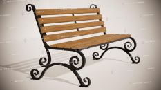 Кованые скамейки - ТИП-8 Ковка