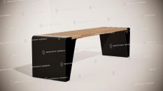 Продукция УРБАН - Скамейка Энигма без спинки купить