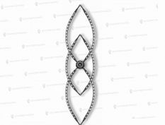 Балясины из профильной трубы - Балясина БТ-88 купить