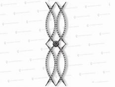 Балясины из профильной трубы - Балясина БТ-89 цена