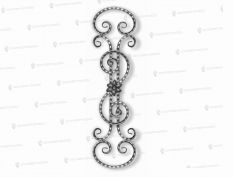 Балясины из профильной трубы - Балясина БТ-96 цена