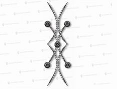 Балясины из профильной трубы - Балясина БТ-106 купить