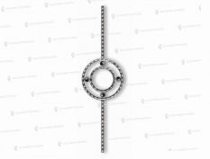 Балясины из профильной трубы - Балясина БТ-107 цена