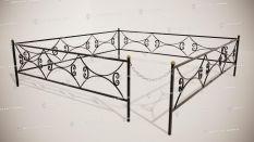 Кованые ограды - Арочная 15 Ковка