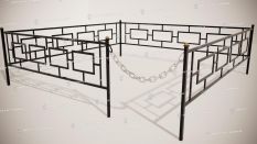 Кованые ограды - Прямоугольник 20 купить дешево в Воронеже