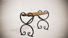 Скамейки ритуальные - Волна 15 купить