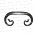 Вензели кованые - Вензель "Туз" ТП10-160-70 купить - фото 1
