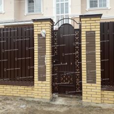 Фото кованых калиток